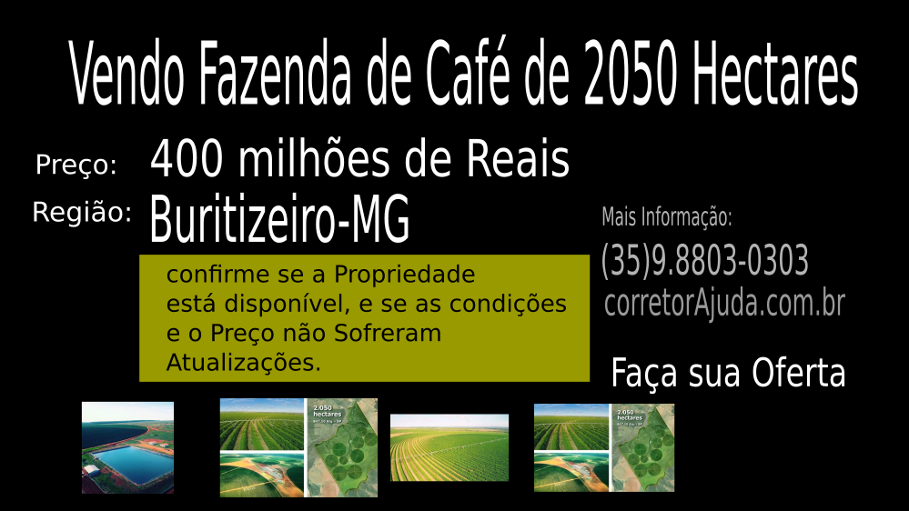 Vendo Fazenda de Café de 2050 Hectares- Buritizeiro-MG 02