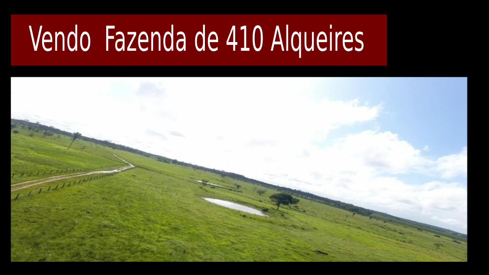 Vendo Fazenda de 410 Alqueires -Padre Bernado-GO