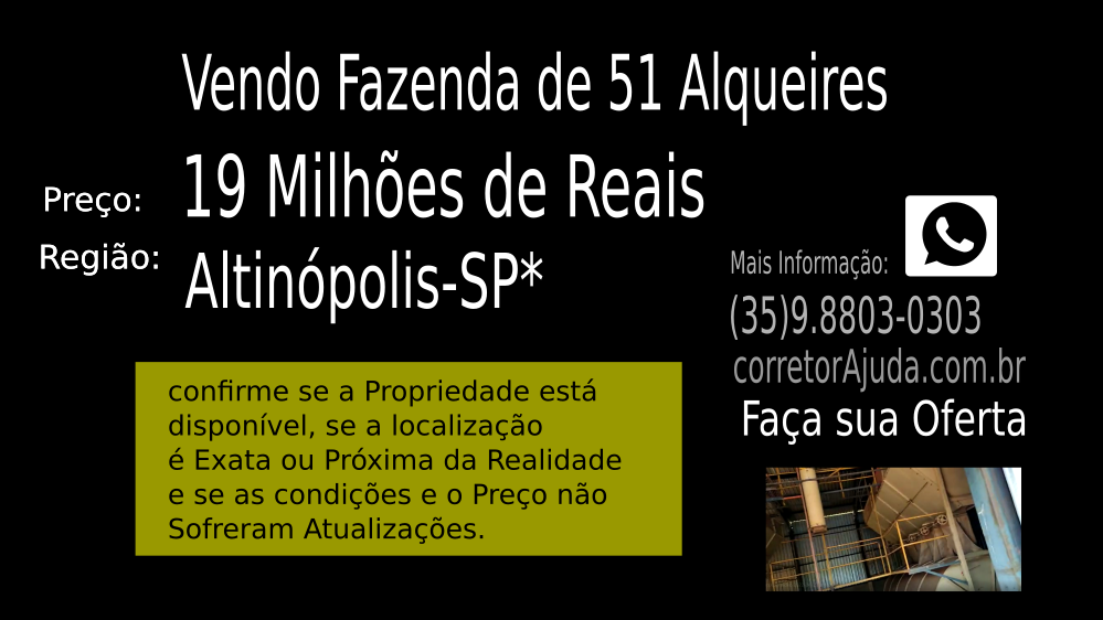 Vendo Fazenda de 51 Alqueires Altinópolis SP (36)