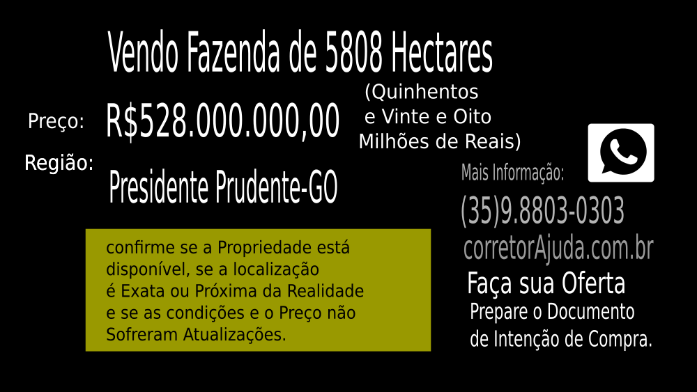 Vendo Fazenda de 5808 Hectares- Presidente Prudente-GO c03
