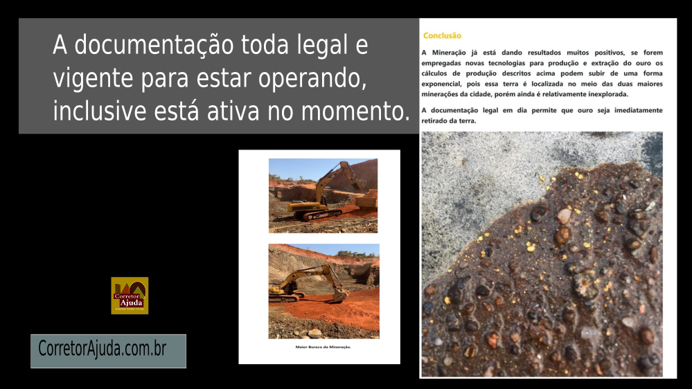 Vendo Mineradora de Ouro- Mato Grosso-BR c05