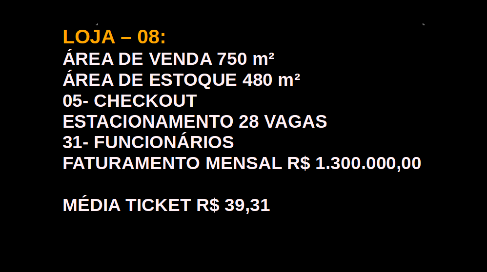 REDE DE SUPERMERCADOS (11 LOJAS) – SÃO PAULO (INTERIOR) – BRASIL (10)