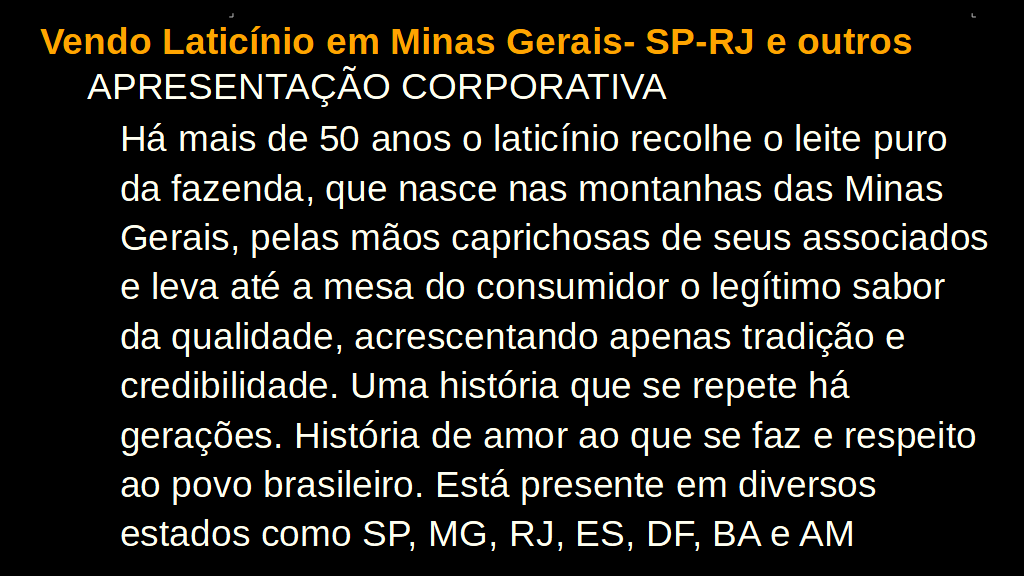Vendo Laticínio em Minas Gerais- SP-RJ e outros (2)
