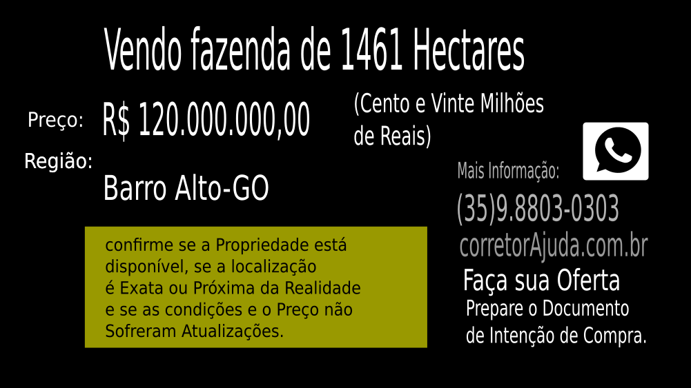 Vendo fazenda de 1461 Hectares- Barro Alto-GO (4)