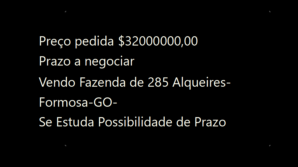 Vendo Fazenda de 285 Alqueires- Formosa-GO (4)