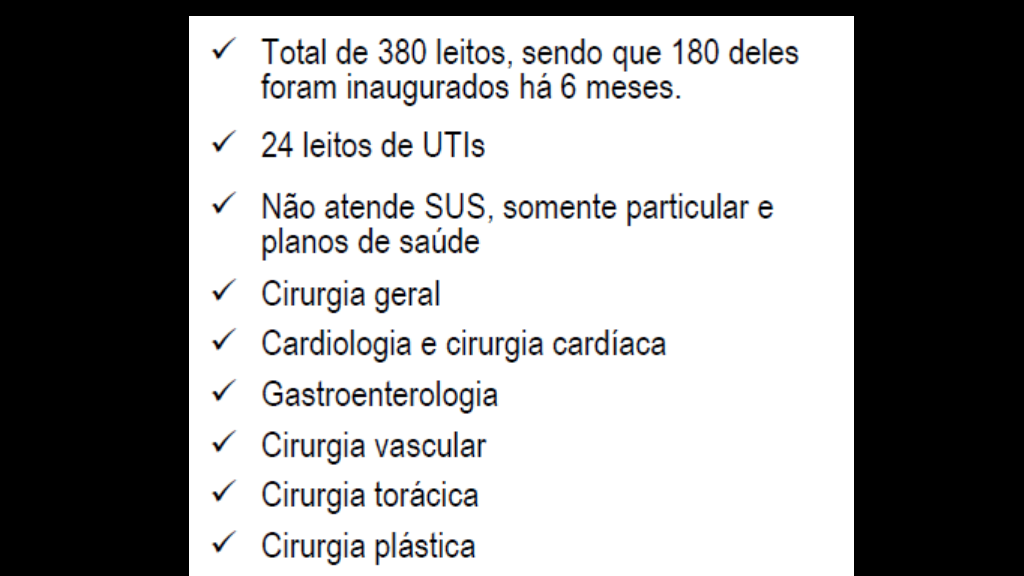 Vendo Hospital 380 leitos São Paulo Brasil (9)