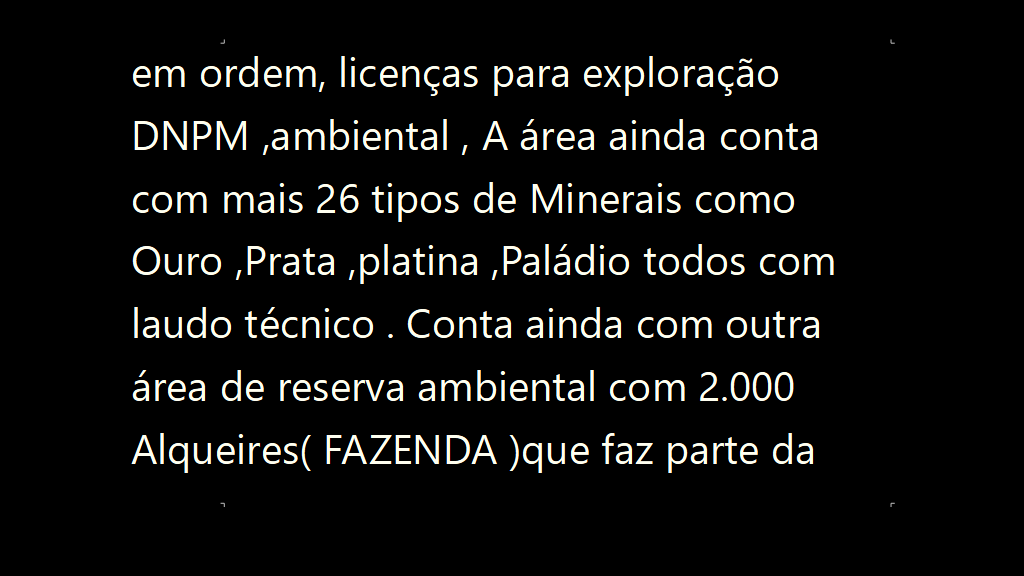 Vendo Mina de Cobre-Ouro-Prata-Platina e Outros (6)