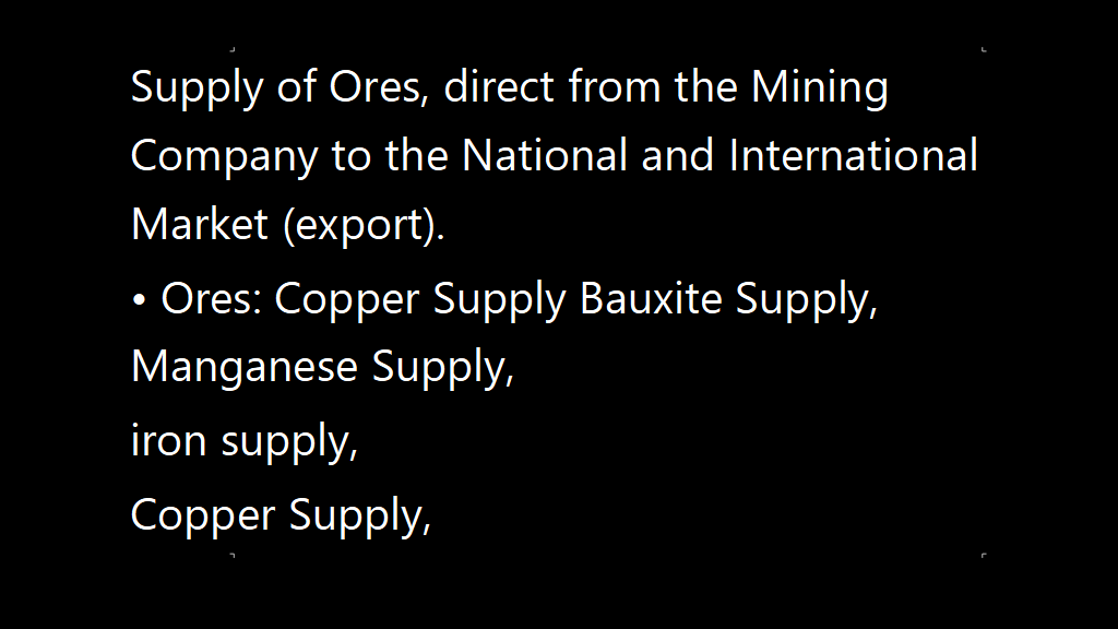 Fornecimento de Minérios Manganês, Bautita, Cobre, Alumínio e outros_ingles (1)