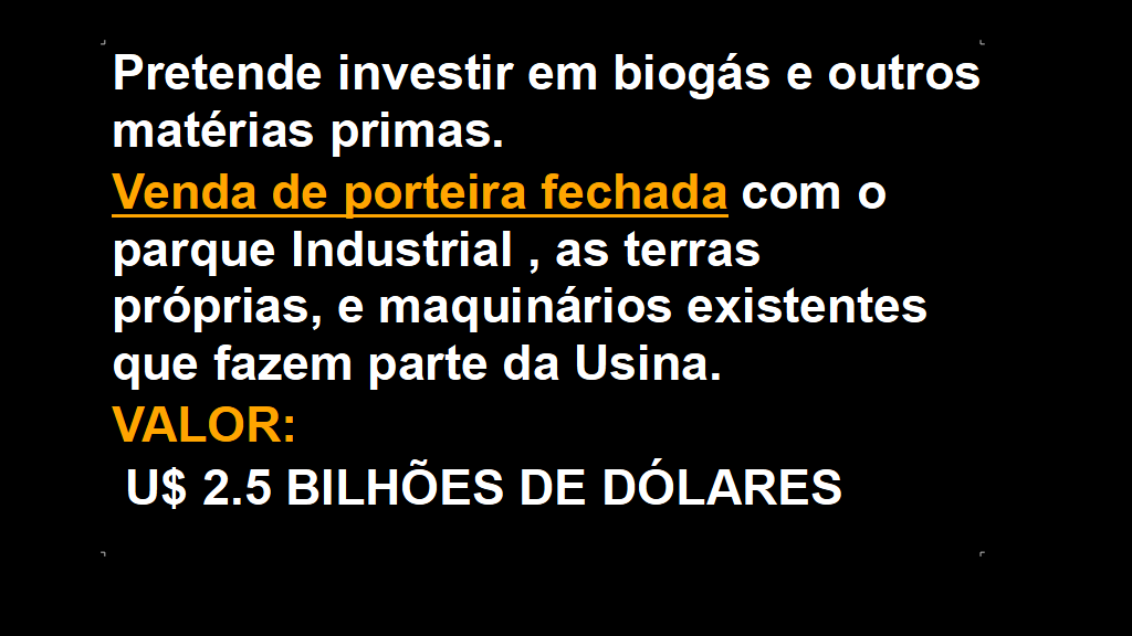 Vendo Usina de Açucar, álcool- 102000 Hectares- Mato Grosso (3)