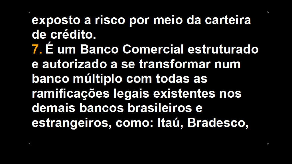 Vendo Banco de Capital Privado Nacional Brasileiro (5)