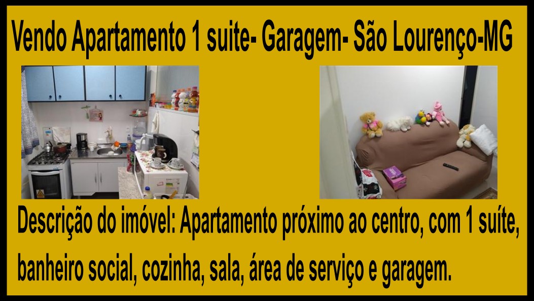 Vendo Apartamento 1 suite- Garagem- São Lourenço-MG (1)