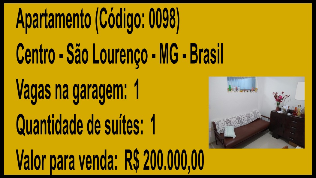 Vendo Apartamento 1 suite- Garagem- São Lourenço-MG (2)