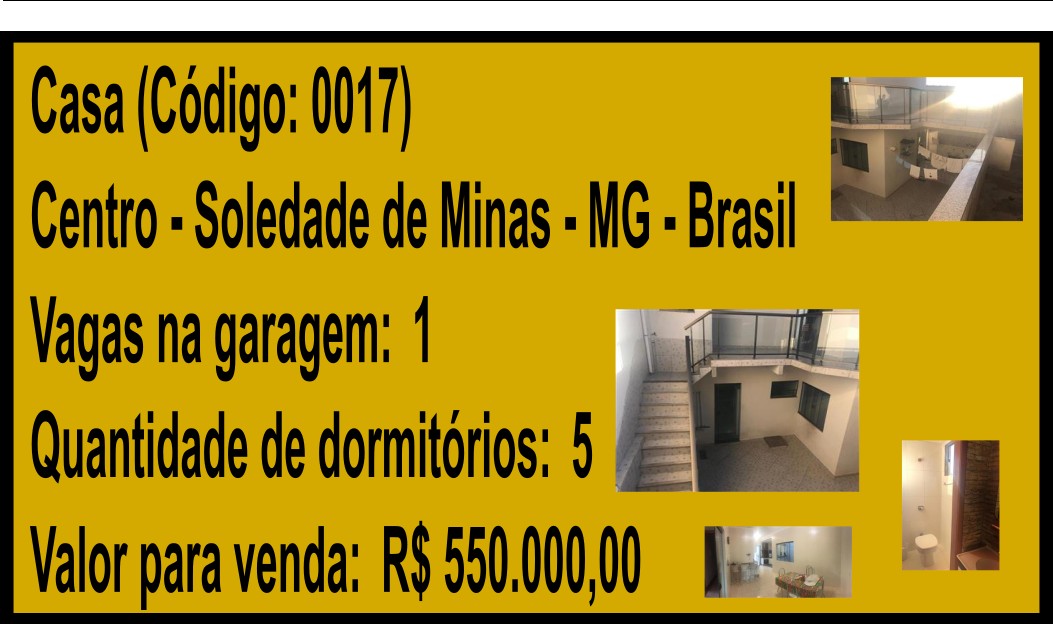 Vendo casa 5 dormitórios Soledade de Minas-MG (2)