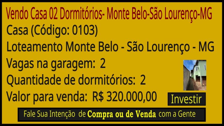 Vendo Casa 02 Dormitórios- Monte Belo-São Lourenço-MG f 01 (28)