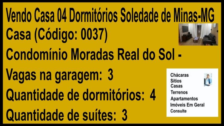 Vendo Casa 04 Dormitórios, Piscina- Soledade de Minas- São Lourenço-MG (2)