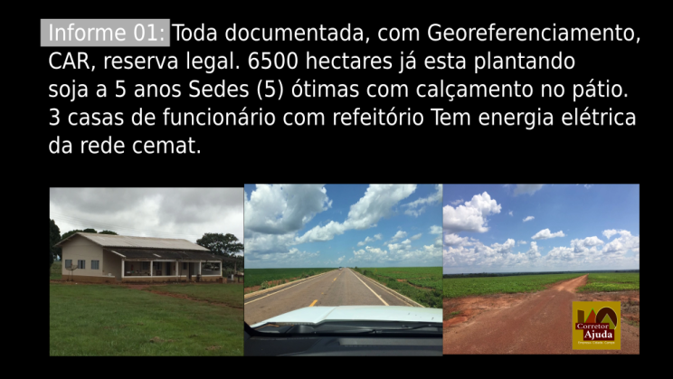 Vendo Fazenda de 18580 Hectares- Porto dos Gaúchos-MT c06