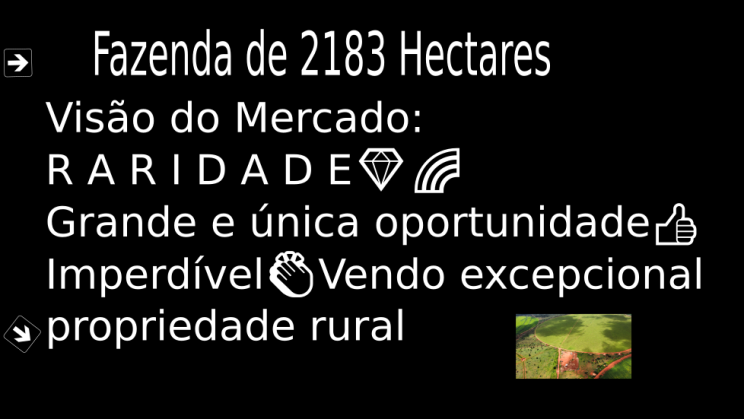 Vendo Fazenda de 2183 Hectares - Planaltina-GO capa 03