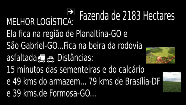 Vendo Fazenda de 2183 Hectares - Planaltina-GO capa 05