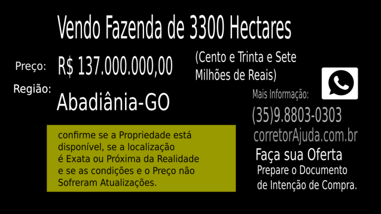 Vendo Fazenda de 3300 Hectares- Abadiânia-GO (11)