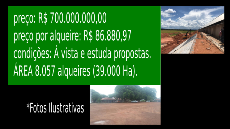 Vendo Fazenda de 39000 Hectares-Santa Terezinha-MTc02