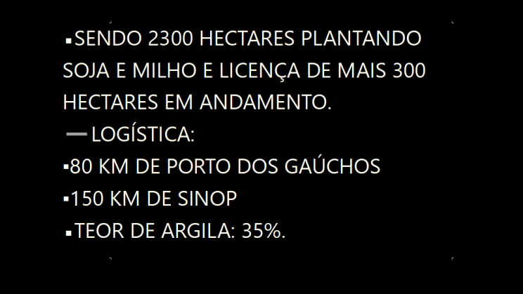 Vendo Fazenda de 5050 Hectares- Porto dos Gauchos-MT (2)
