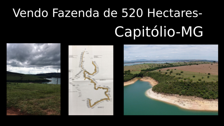 Vendo Fazenda de 520 Hectares- Capitólio-MG 0103'