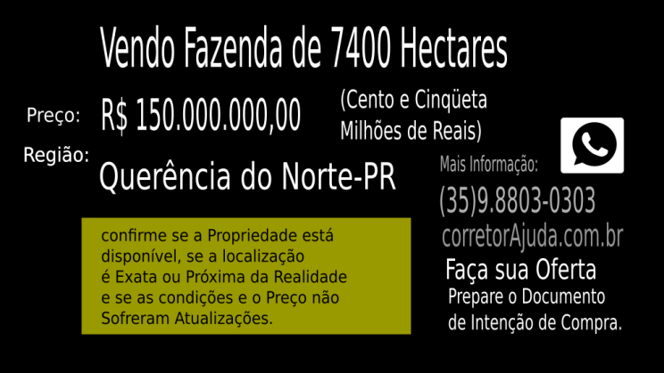 Vendo Fazenda de 7400 Hectares- Querência do Norte-PR (4)