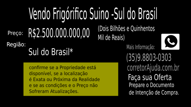 Vendo Frigórifico Suino -Sul do Brasil (5)
