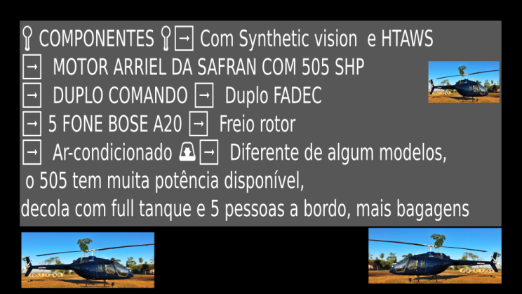 Vendo Helicóptero- Bell 505 -Ano 2019 (4)