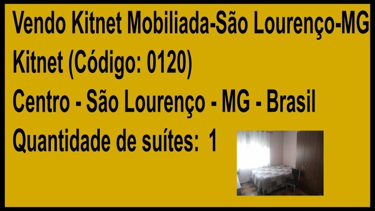 Vendo Kitnet Mobiliada-São Lourenço-MG 001 (7)