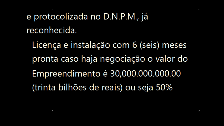 Vendo Mineradora de Ferro Em MG (2)