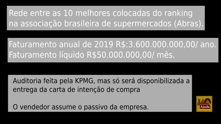Vendo Rede de Supermercados Famosa- Região de SP c06