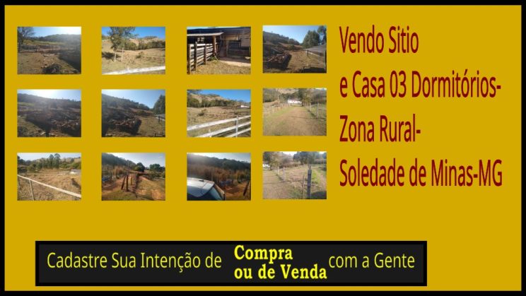 Vendo Sitio e Casa 03 Dormitórios-Zona Rural- Soledade de Minas-MG a 01 (2)