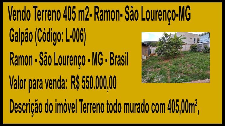 Vendo Terreno 405 m2- Ramon- São Lourenço-MG (3)