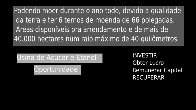 Vendo Usina de Açucar e Etanol- São Paulo-SP c04