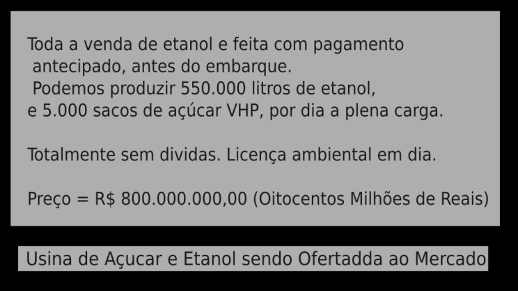 Vendo Usina de Açucar e Etanol- São Paulo-SP c07