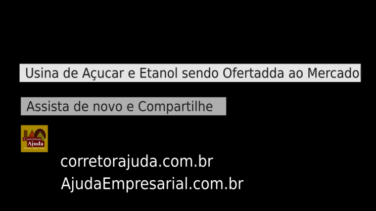 Vendo Usina de Açucar e Etanol- São Paulo-SP c08