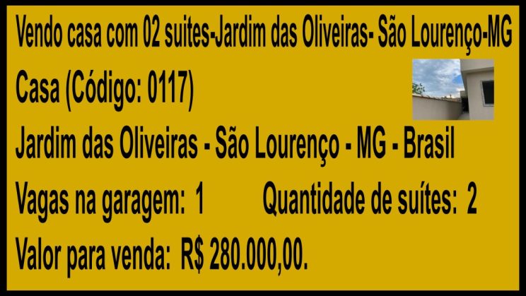 Vendo casa com 02 suites-Jardim das Oliveiras- São Lourenço-MG (1)