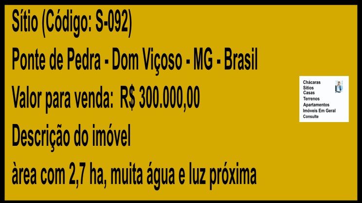 Vendo sitio 2,7 Ha- Dom Viçoso-MG.txt_g398