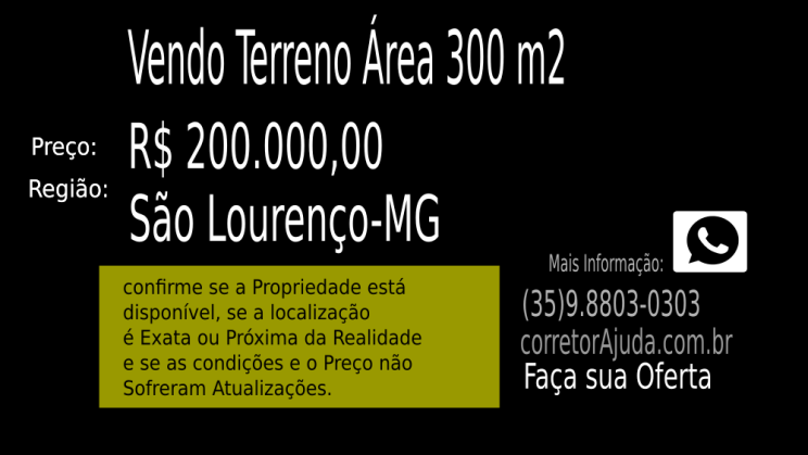 vendo terreno solar dos lagos São Lourenço-MG c01